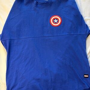 Captain America Spirit Jersey for Disney, unisex sizing